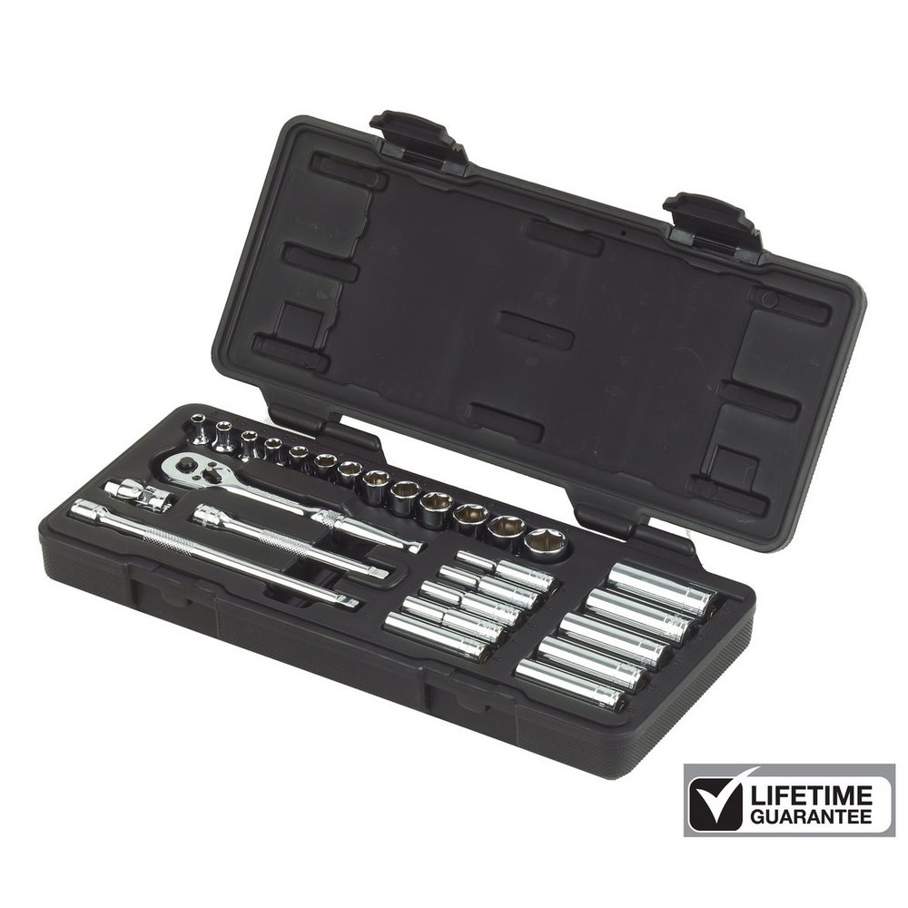 Advanced Professional 27 Piece Metric Socket Set 1/4"